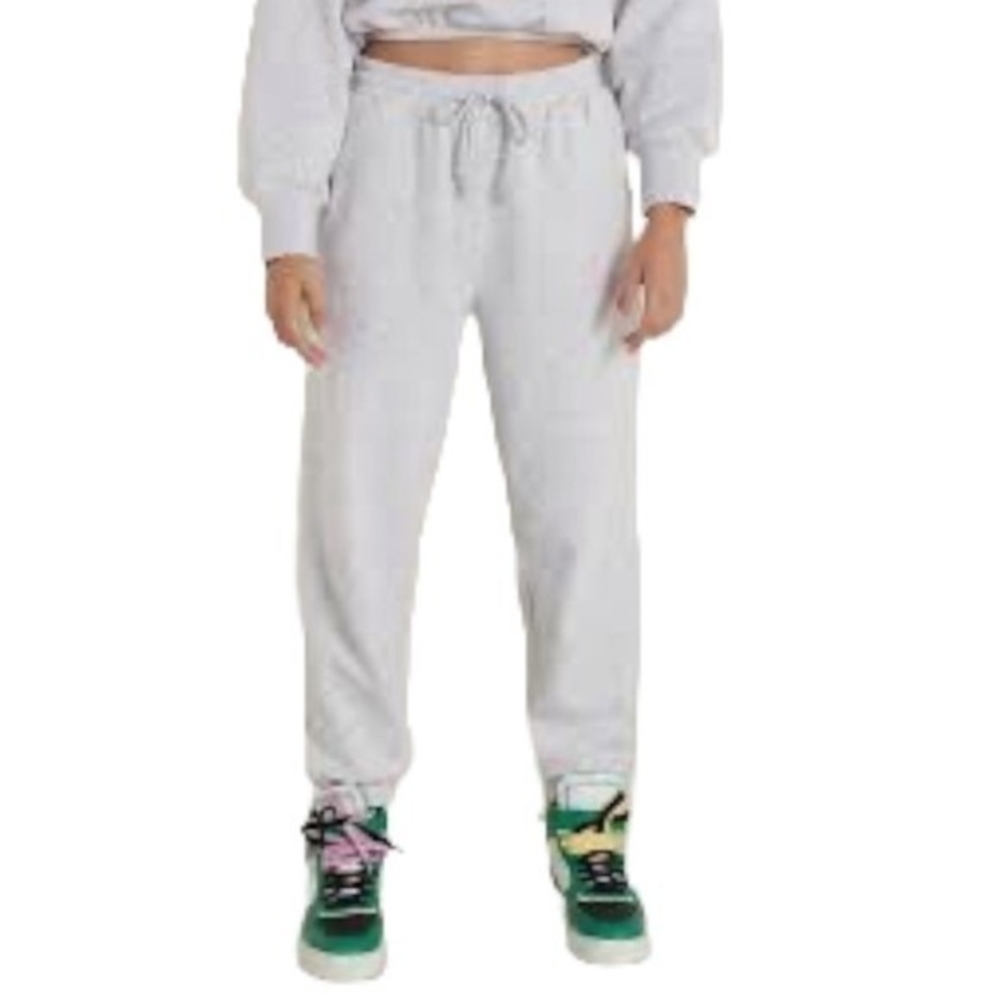 ALL IN MOTION Womens High-Rise Jogger Sweatpants Size XL Heather Grey Cotton NWT